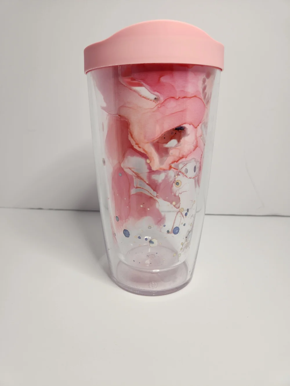 tervis Pink Inkreel Travel Tumbler with Soft Pink Lid